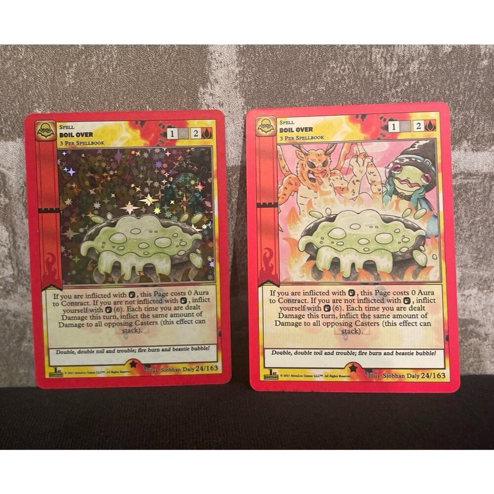 Metazoo Boil Over Full Holo 1st Edition Nightfall Card 24/163 Near Mint